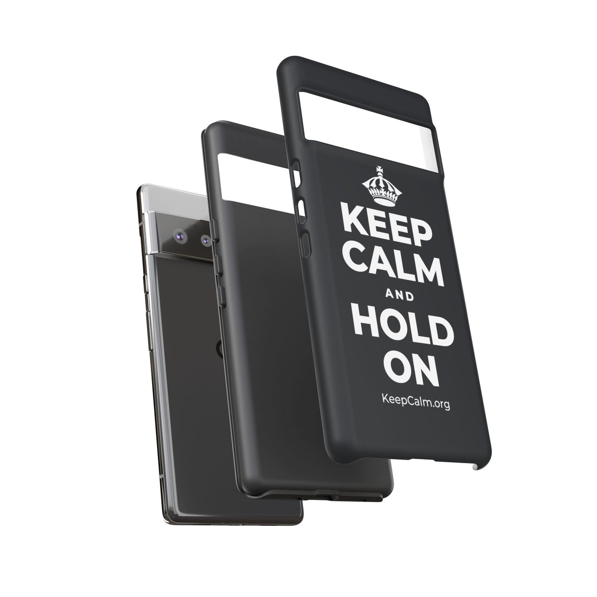 KEEP CALM AND HOLD ON Phone Case (Dark)