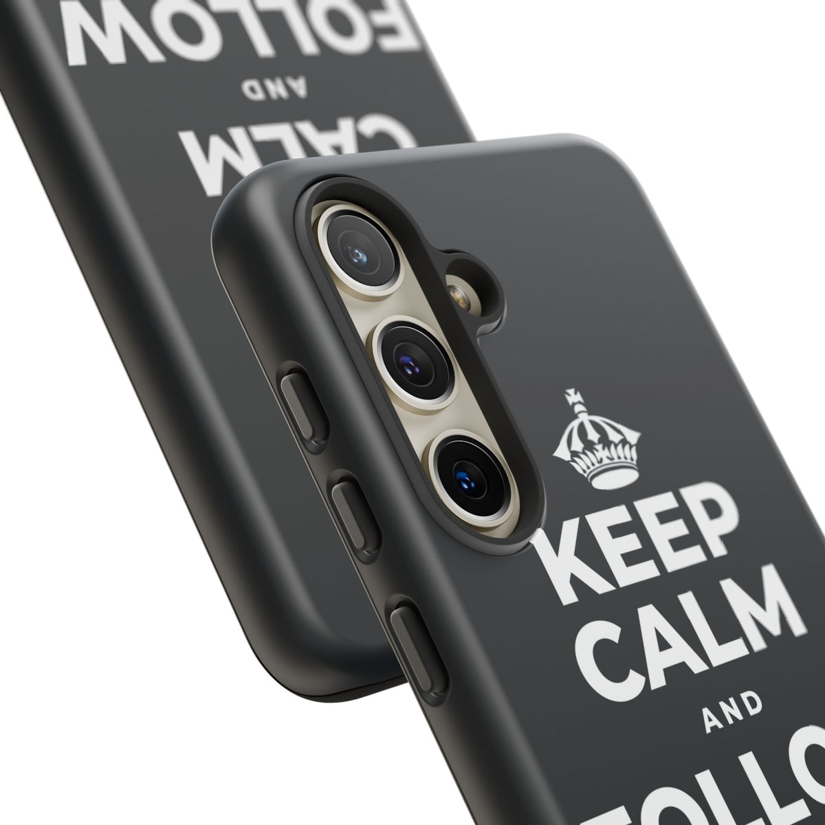 KEEP CALM AND FOLLOW YOUR HEART Phone Case (Dark)
