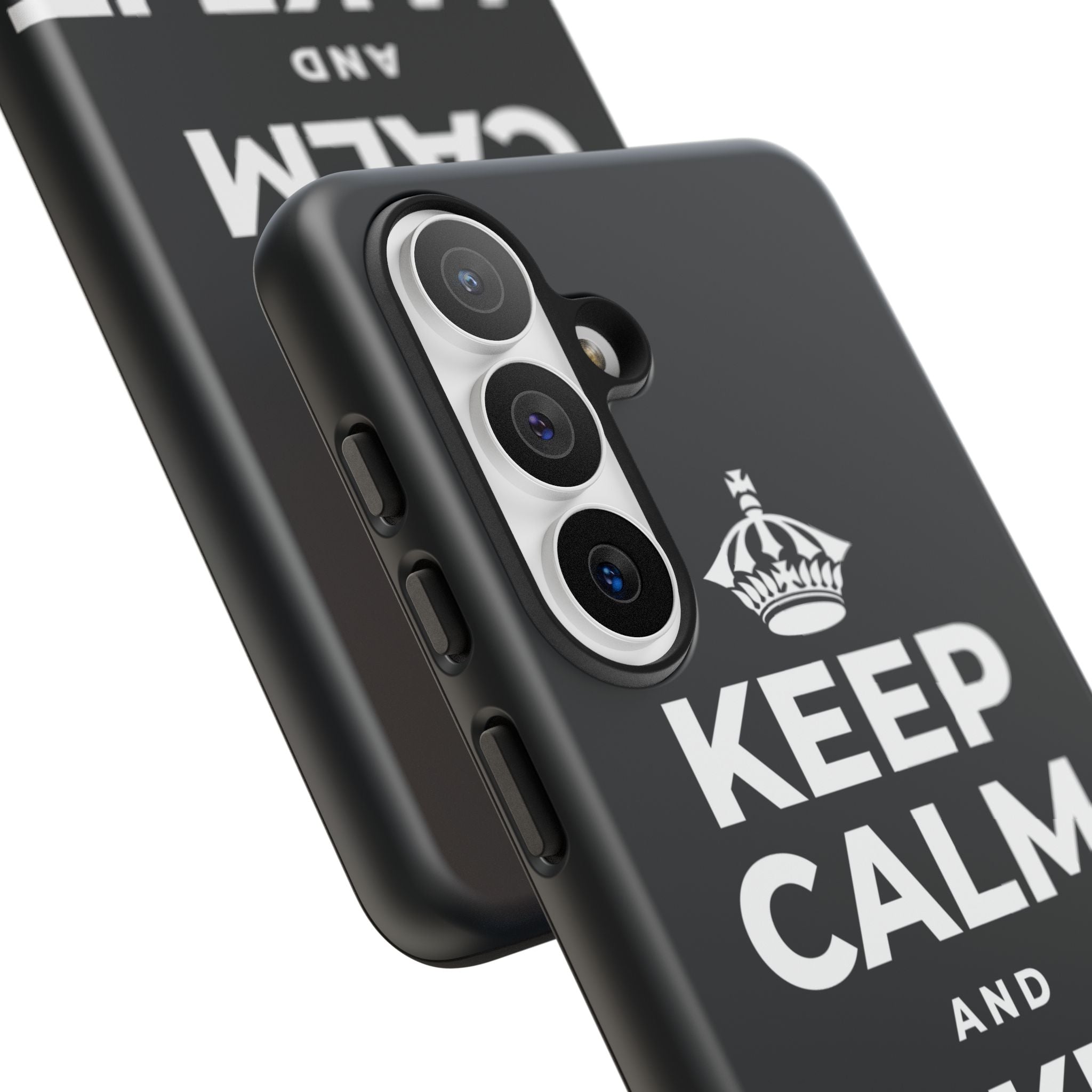 KEEP CALM AND MAKE IT HAPPEN Phone Case (Dark)