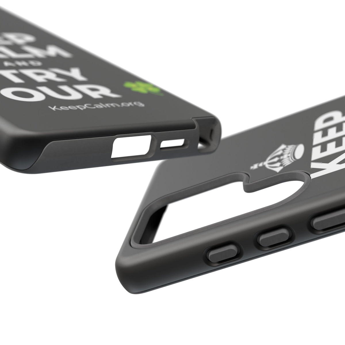 KEEP CALM AND TRY YOUR 🍀 Phone Case