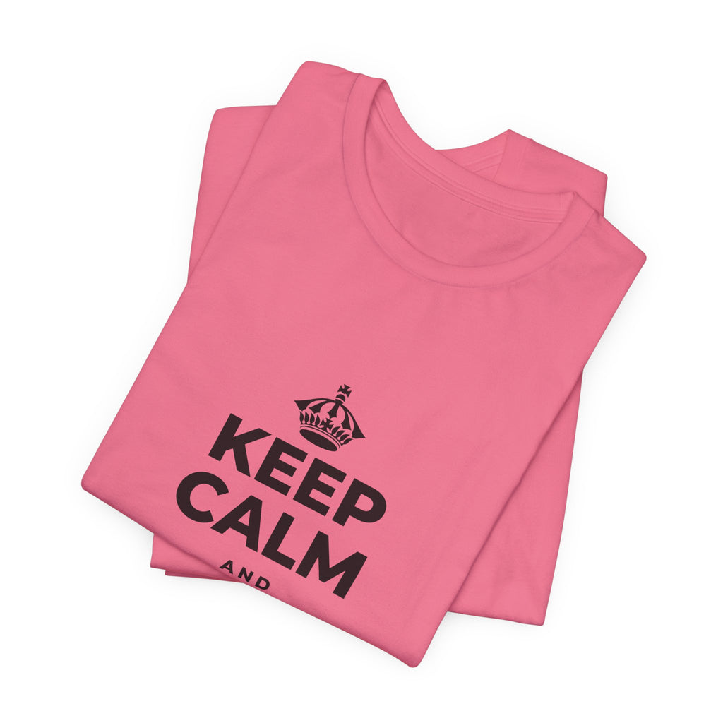 KEEP CALM AND GLOW TOGETHER T-Shirt (Military Green–Autumn)