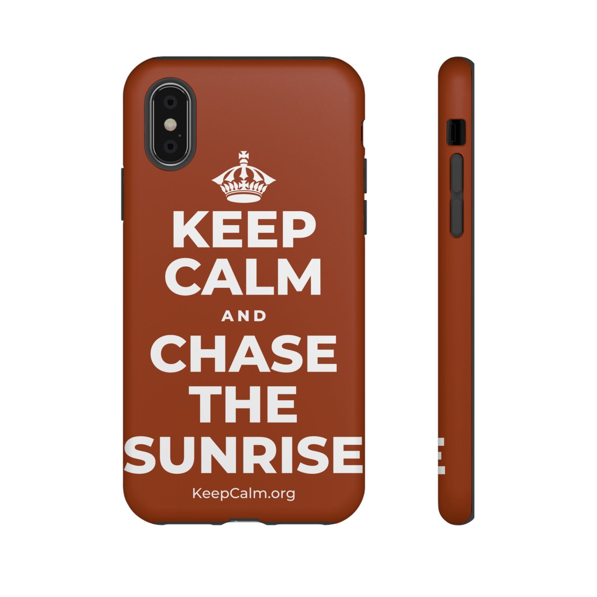 KEEP CALM AND CHASE THE SUNRISE Phone Case