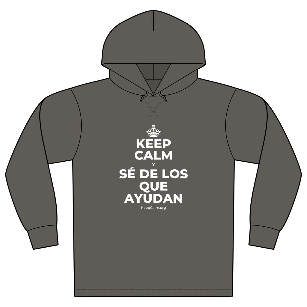KEEP CALM Y SÉ DE LOS QUE AYUDAN Organic Hoodie Tee