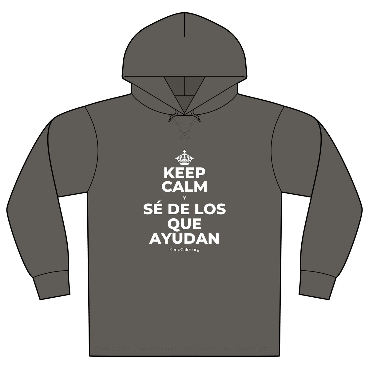 KEEP CALM Y SÉ DE LOS QUE AYUDAN Organic Hoodie Tee