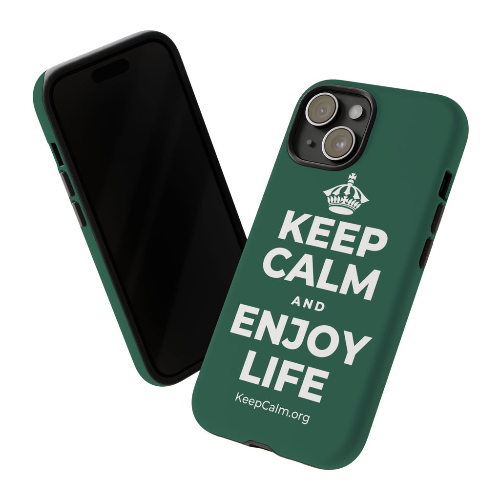 KEEP CALM AND ENJOY LIFE Phone Case