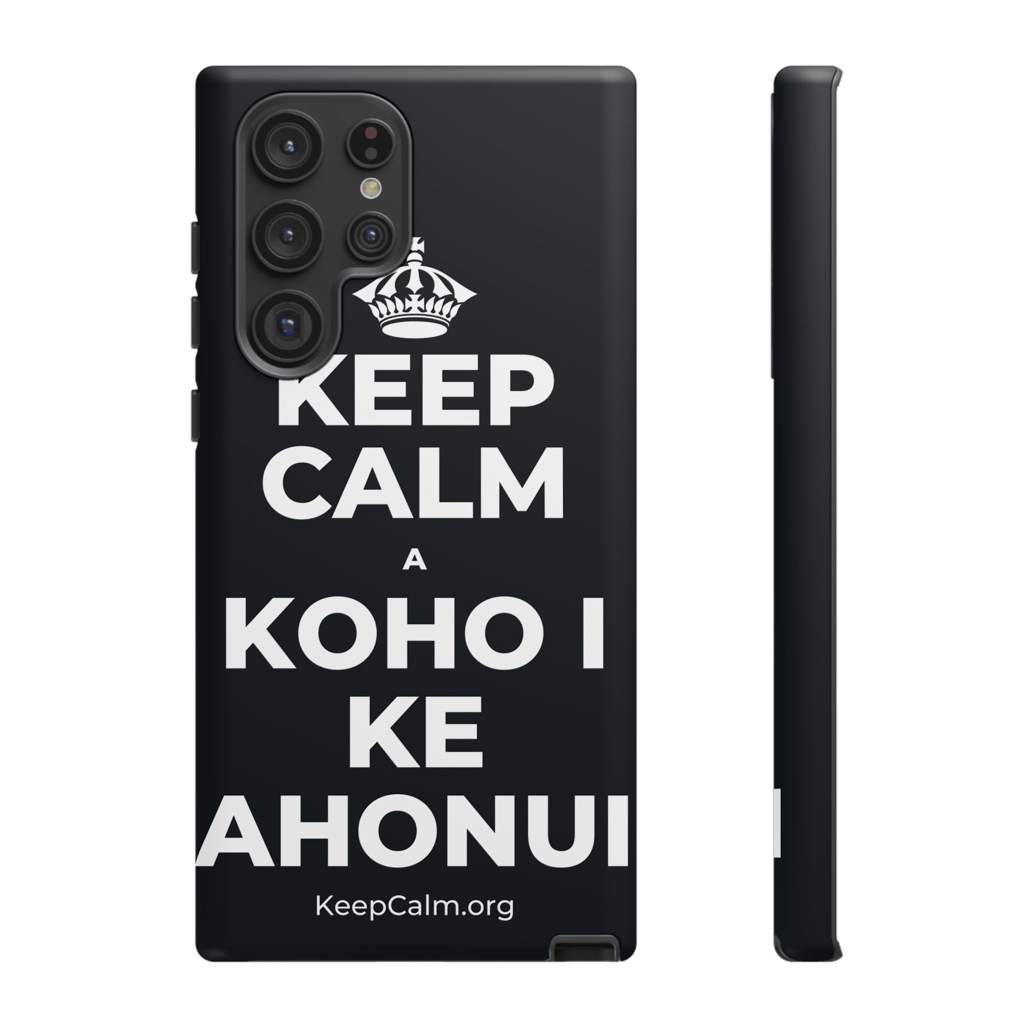 KEEP CALM A KOHO I KE AHONUI Phone Case (Dark)