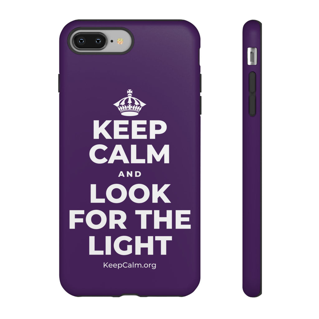 KEEP CALM AND LOOK FOR THE LIGHT Phone Case