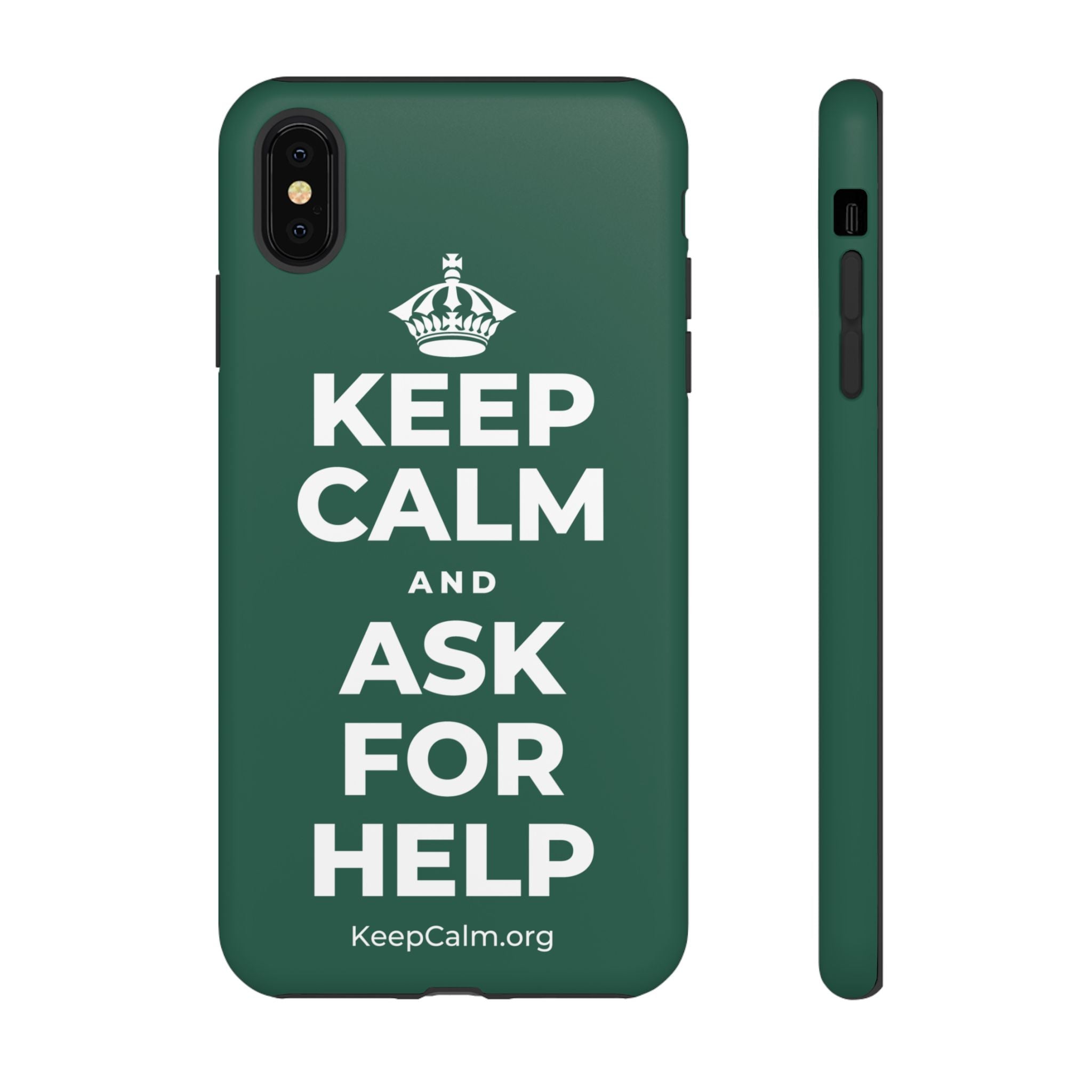 KEEP CALM AND ASK FOR HELP Phone Case
