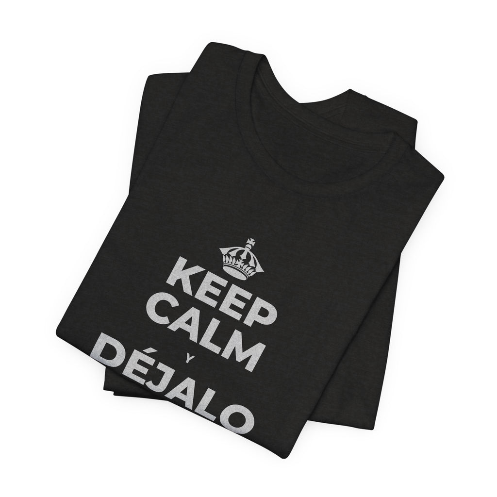 KEEP CALM Y DÉJALO MEJOR DE COMO ESTABA T-Shirt (Soft Cream–Heather Mauve)