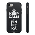 KEEP CALM ATI PÍN ÌFẸ́ KÁ Phone Case (Dark)