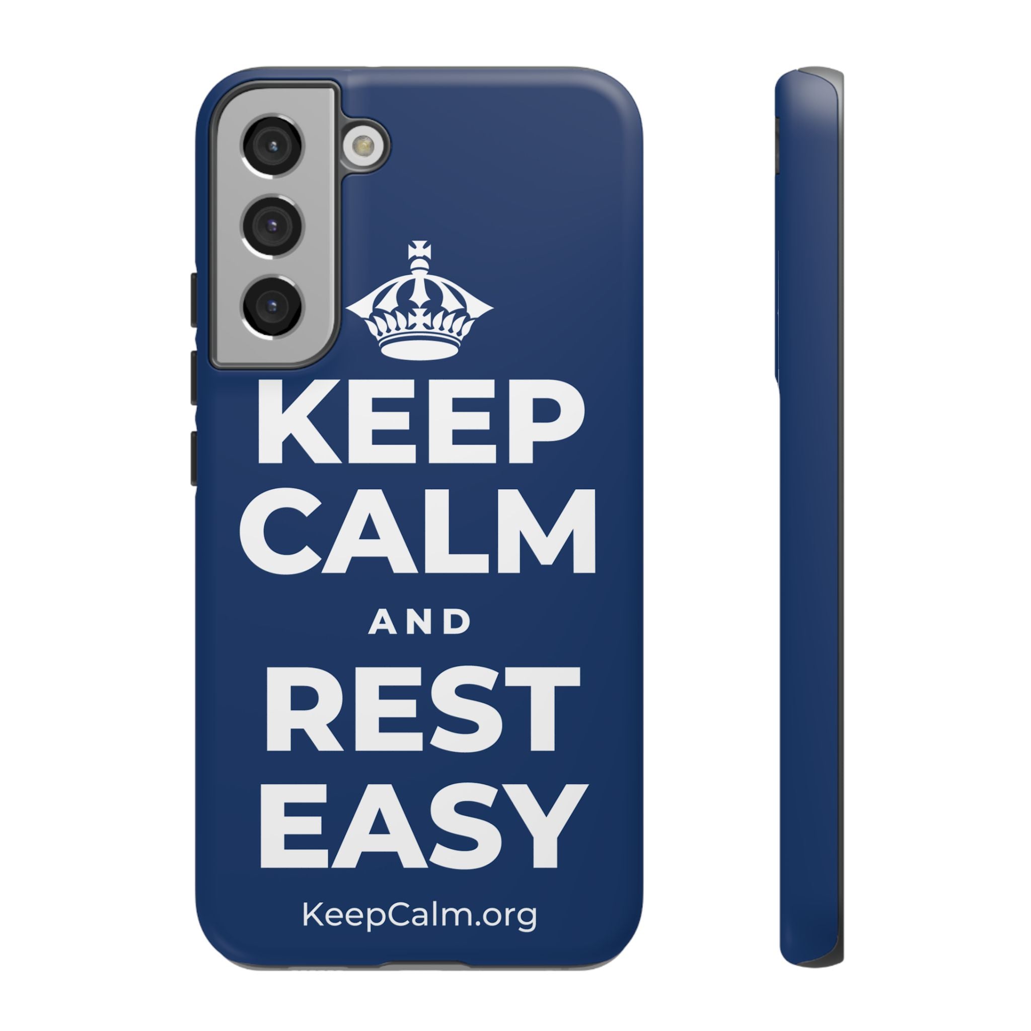 KEEP CALM AND REST EASY Phone Case