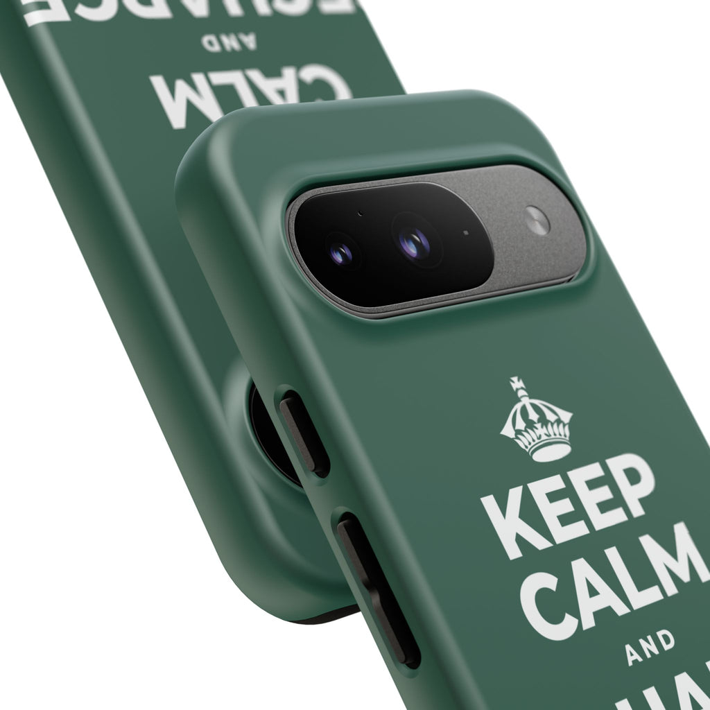 KEEP CALM AND RECHARGE, NO GUILT Phone Case