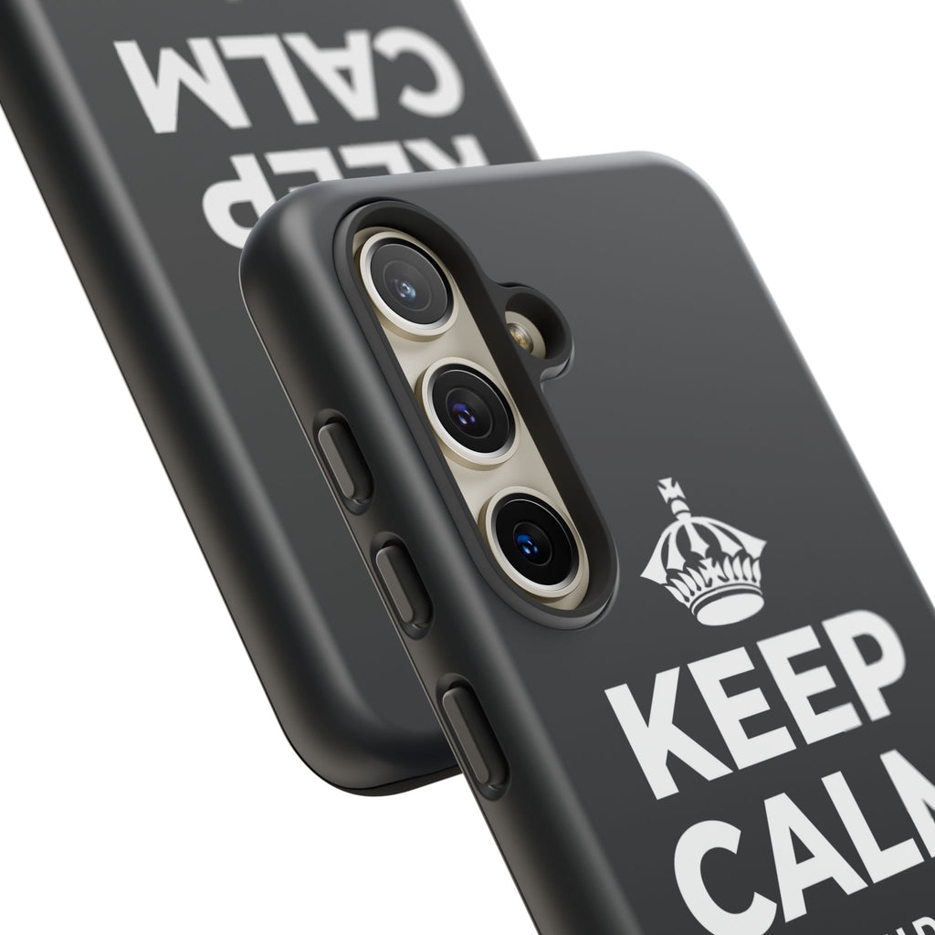 KEEP CALM AND LOCK IN Phone Case (Dark)