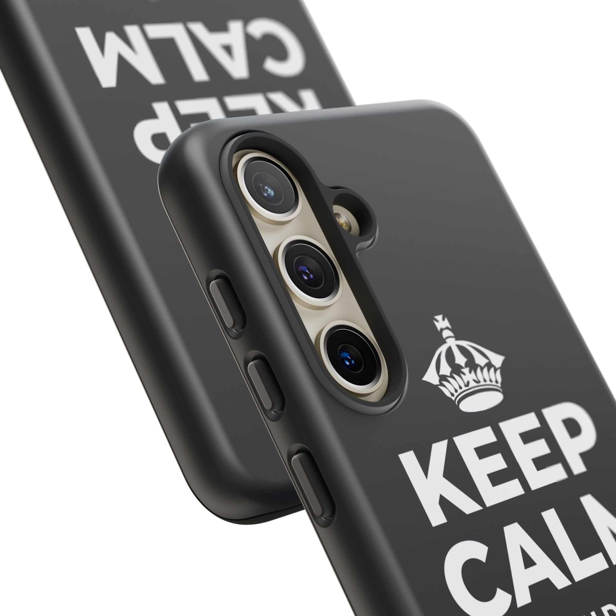 KEEP CALM AND LOCK IN Phone Case (Dark)