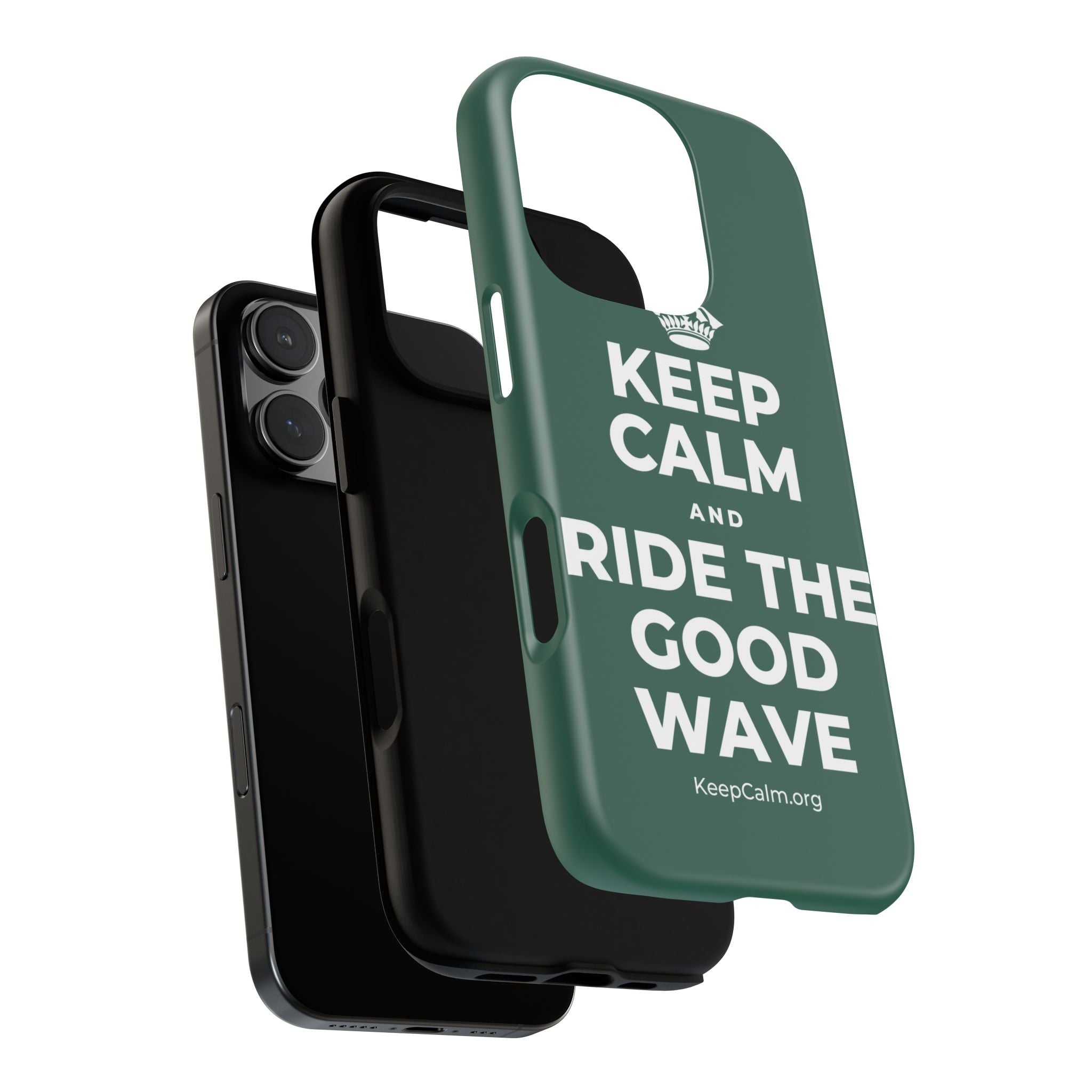 KEEP CALM AND RIDE THE GOOD WAVE Phone Case