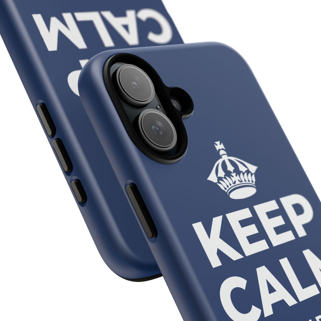 KEEP CALM AND 🐝 😄 Phone Case