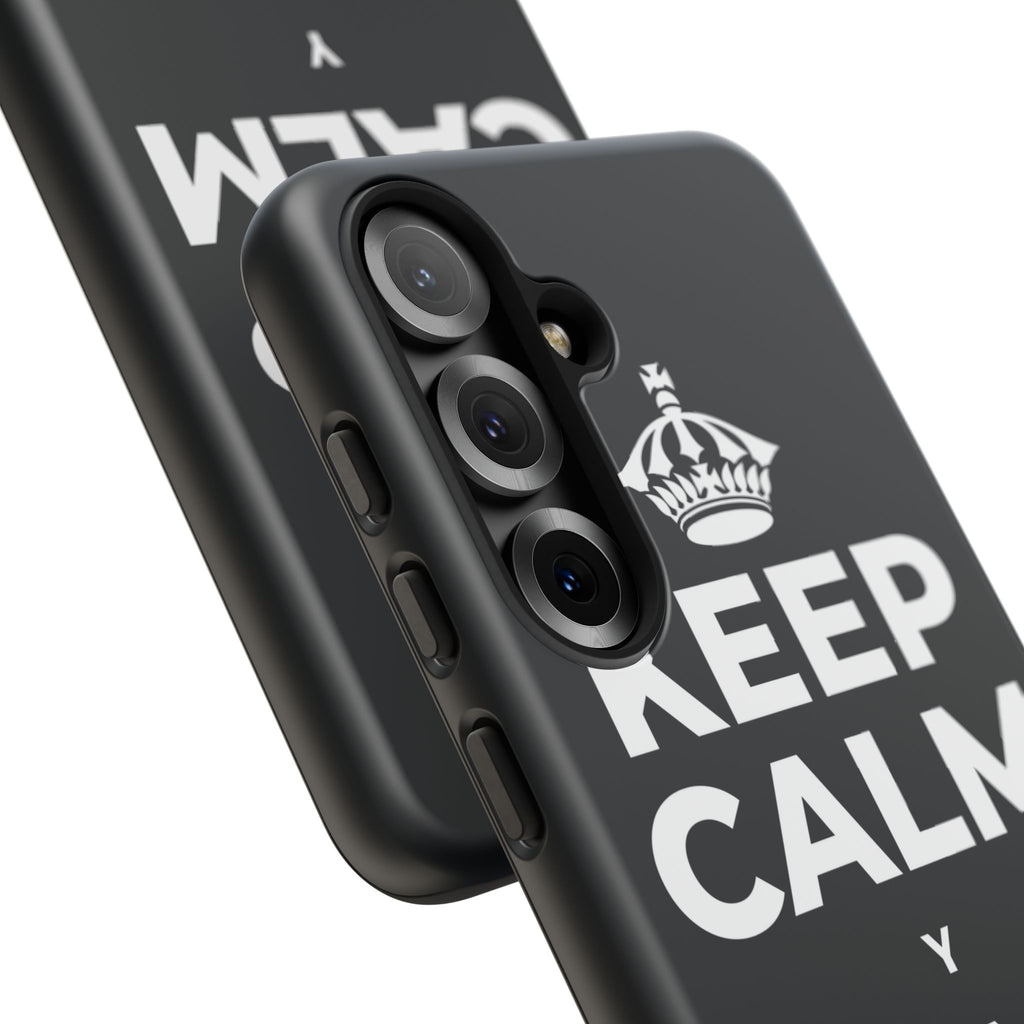 KEEP CALM Y TOMA AGUA Phone Case (Dark)