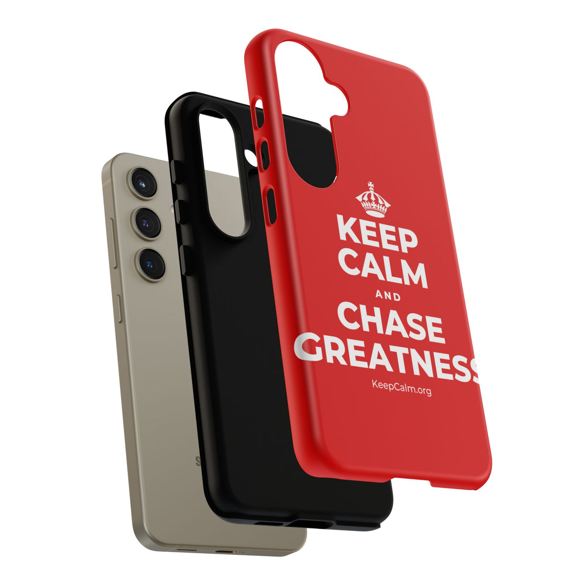 KEEP CALM AND CHASE GREATNESS Phone Case