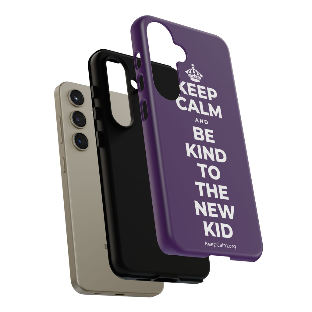 KEEP CALM AND BE KIND TO THE NEW KID Phone Case