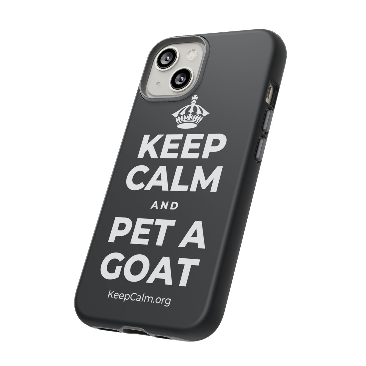 KEEP CALM AND PET A GOAT Phone Case (Dark)