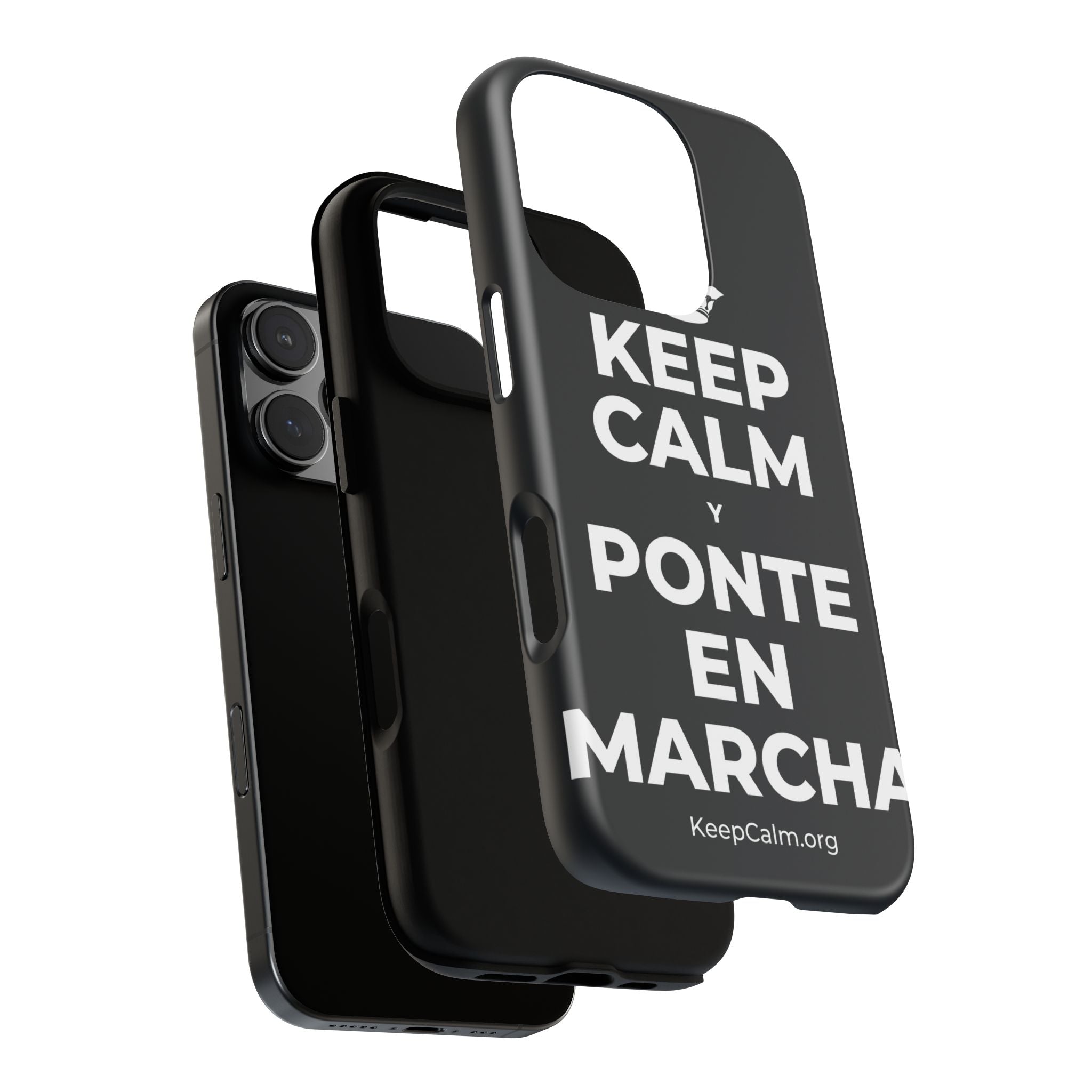 KEEP CALM Y PONTE EN MARCHA Phone Case (Dark)