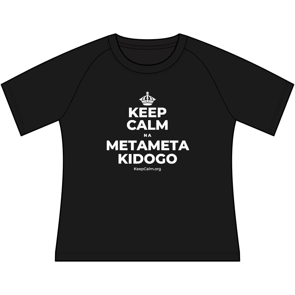 KEEP CALM NA METAMETA KIDOGO Women's Raglan Tee