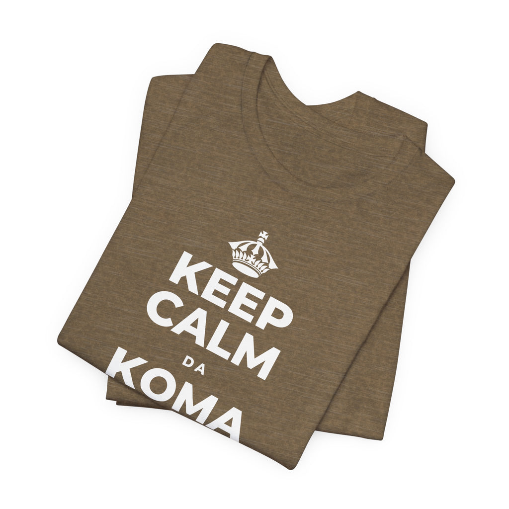 KEEP CALM DA KOMA YANAYIN HUTUN MAKO T-Shirt (Soft Cream–Heather Mauve)