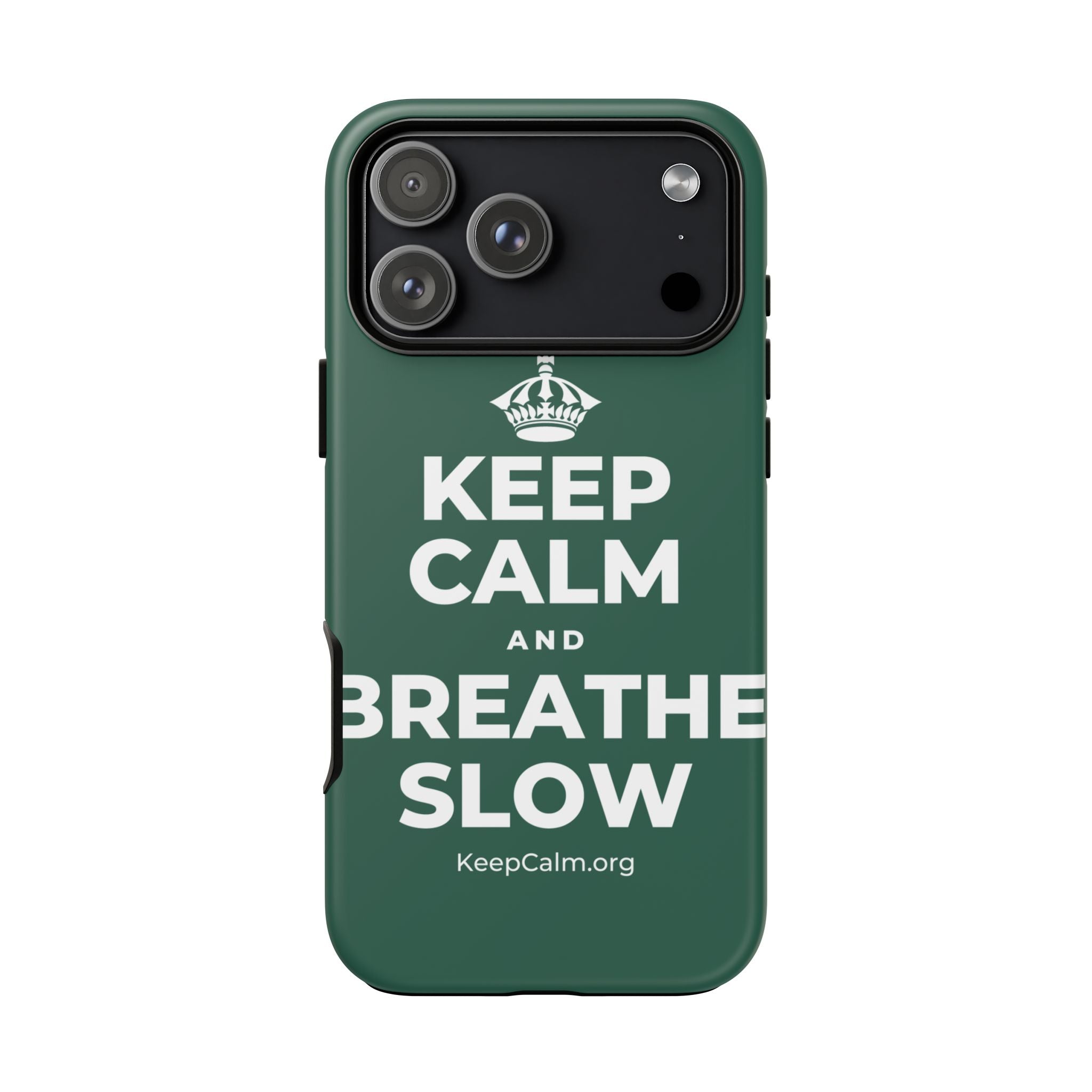 KEEP CALM AND BREATHE SLOW Phone Case