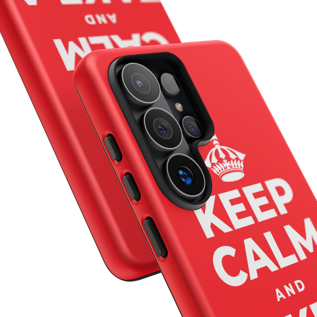 KEEP CALM AND TAKE A BREATH Phone Case