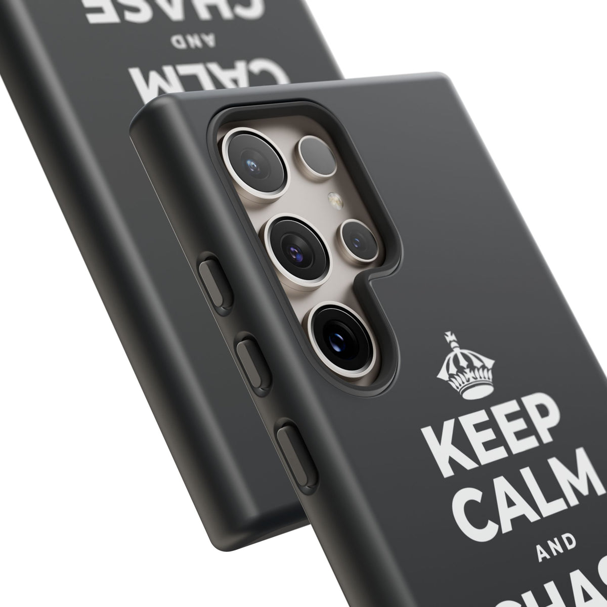 KEEP CALM AND CHASE GREATNESS Phone Case (Dark)