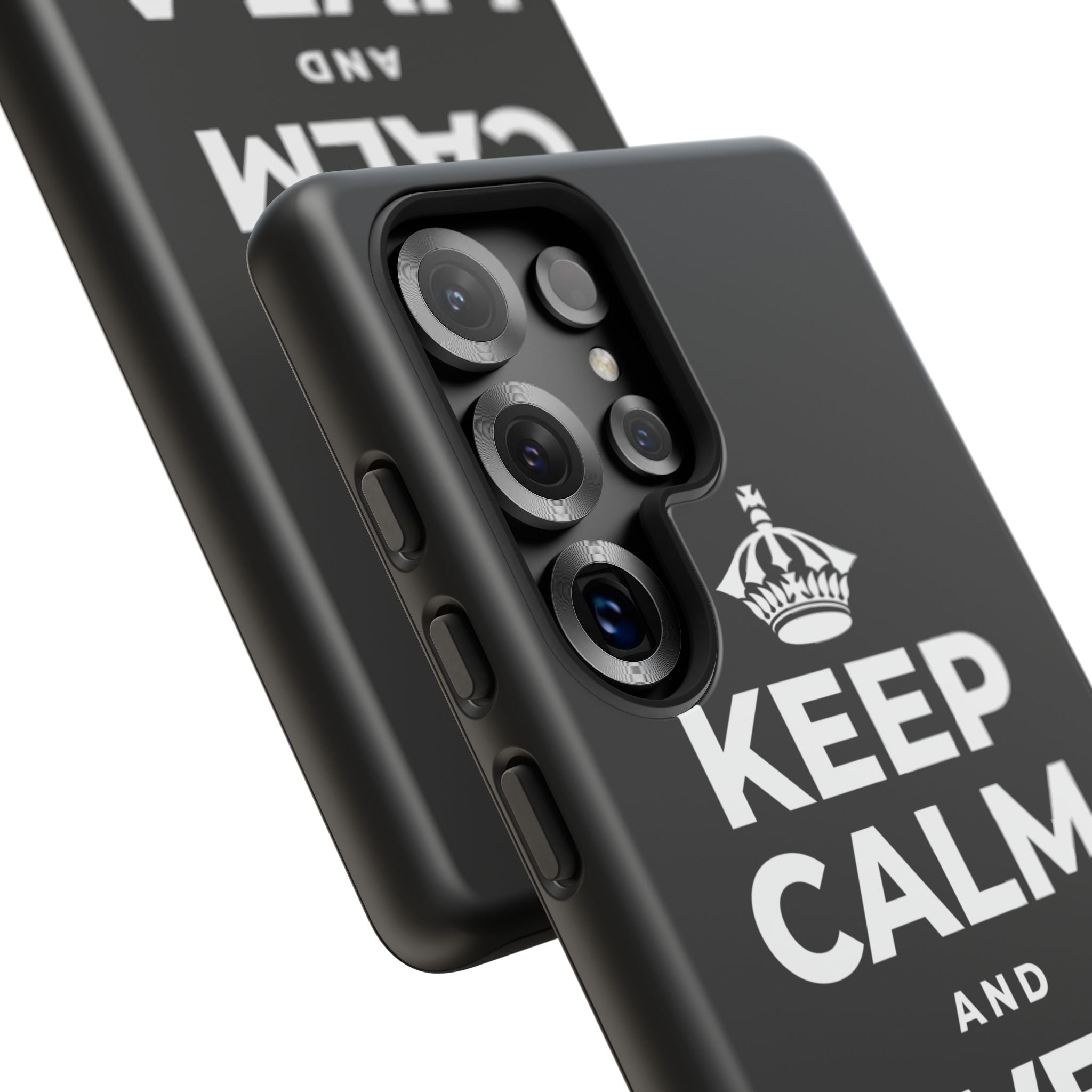 KEEP CALM AND LIVE A LITTLE Phone Case