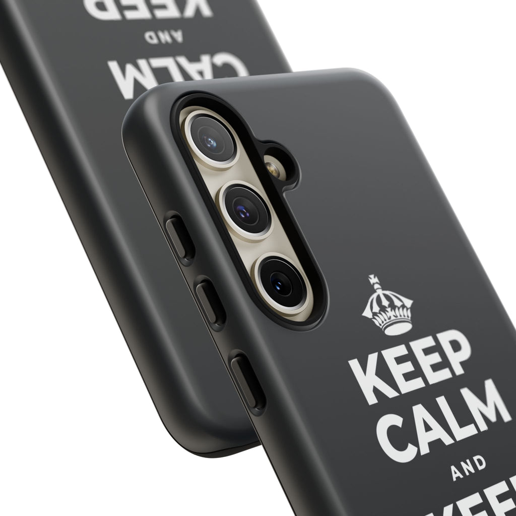 KEEP CALM AND KEEP DREAMING Phone Case (Dark)