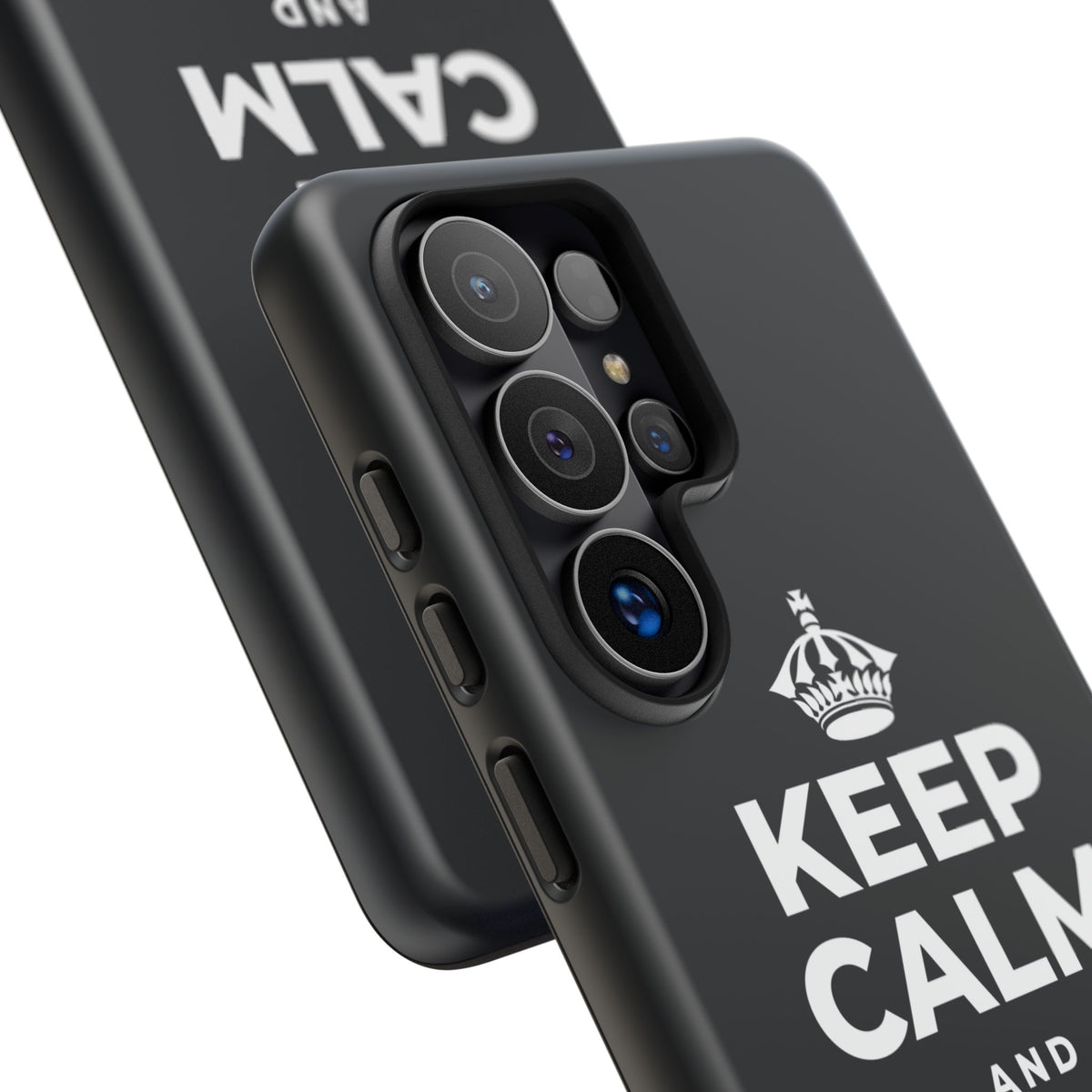 KEEP CALM AND BREATHE Phone Case (Dark)