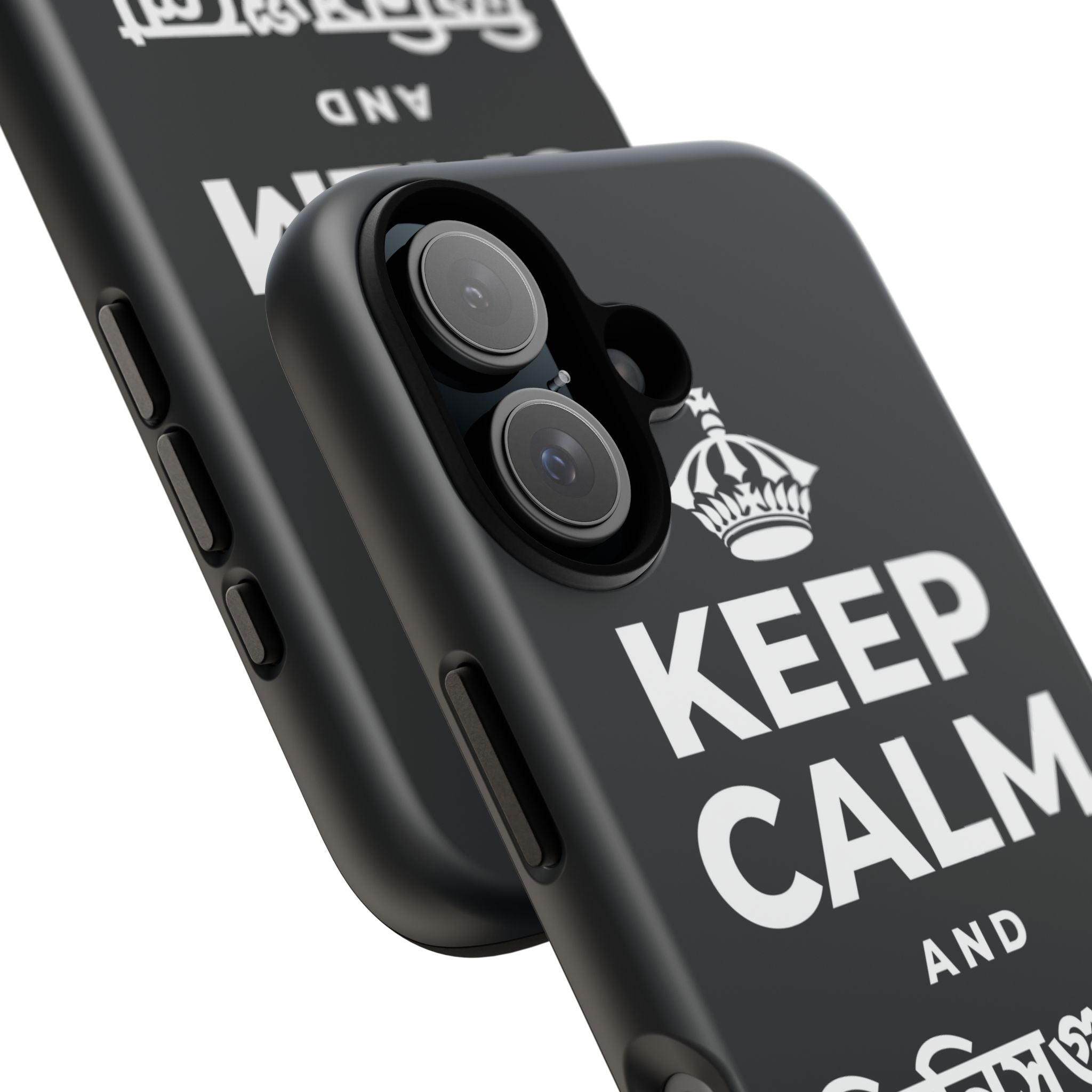 KEEP CALM AND জিনিসগুলো ঝরে যেতে দাও Phone Case (Dark)