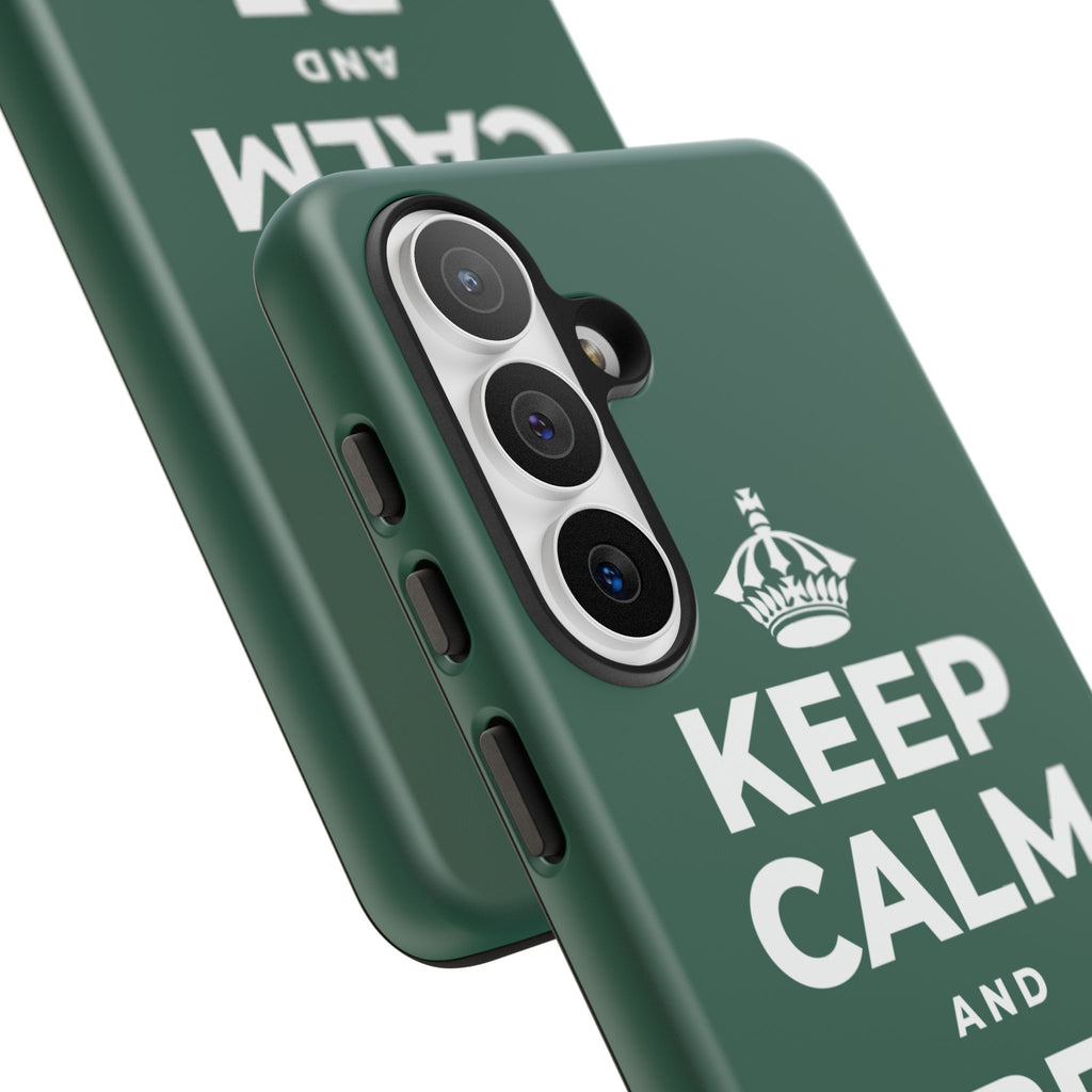 KEEP CALM AND BE HUMAN Phone Case