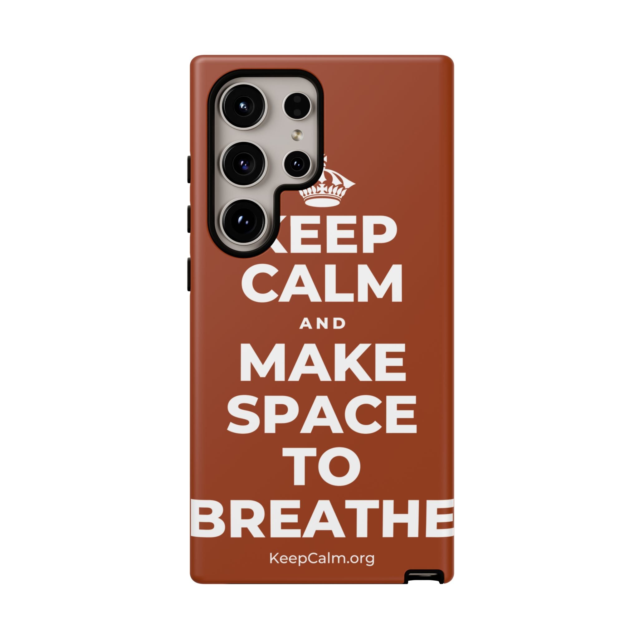 KEEP CALM AND MAKE SPACE TO BREATHE Phone Case