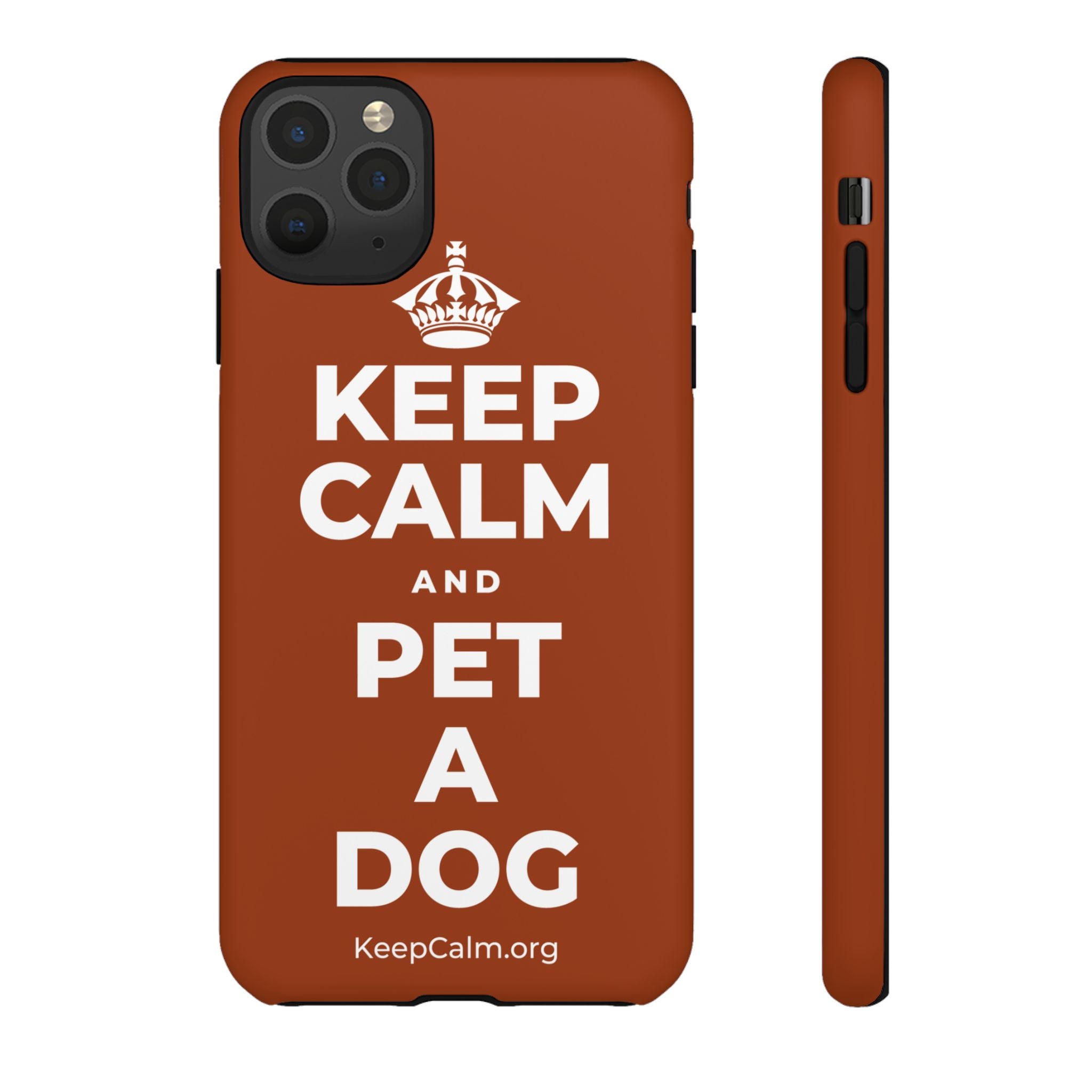 KEEP CALM AND PET A DOG Phone Case