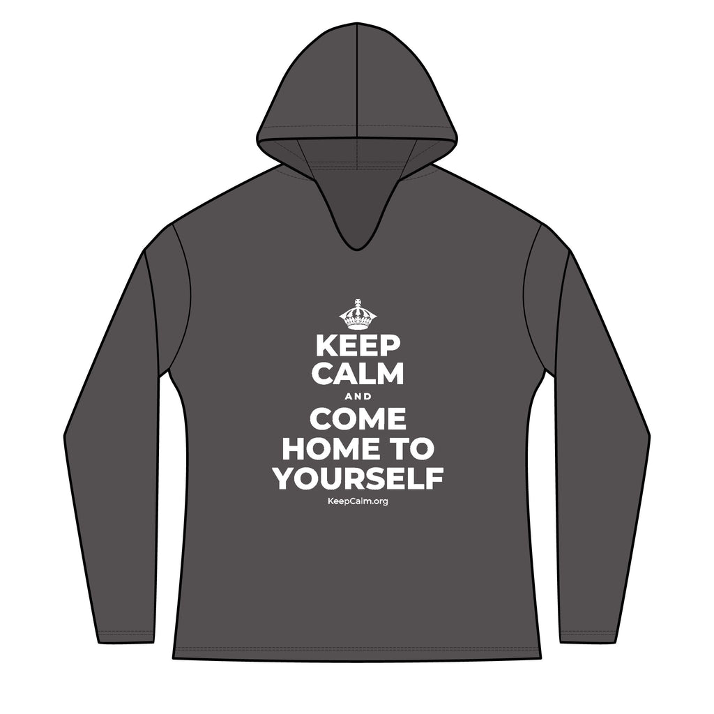 KEEP CALM AND COME HOME TO YOURSELF Women's Long Sleeve Hoodie