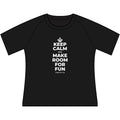 KEEP CALM AND MAKE ROOM FOR FUN Women's Raglan Tee
