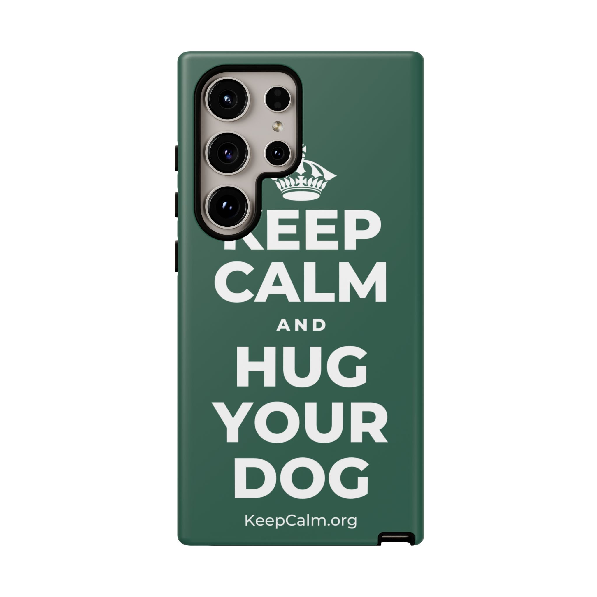 KEEP CALM AND HUG YOUR DOG Phone Case