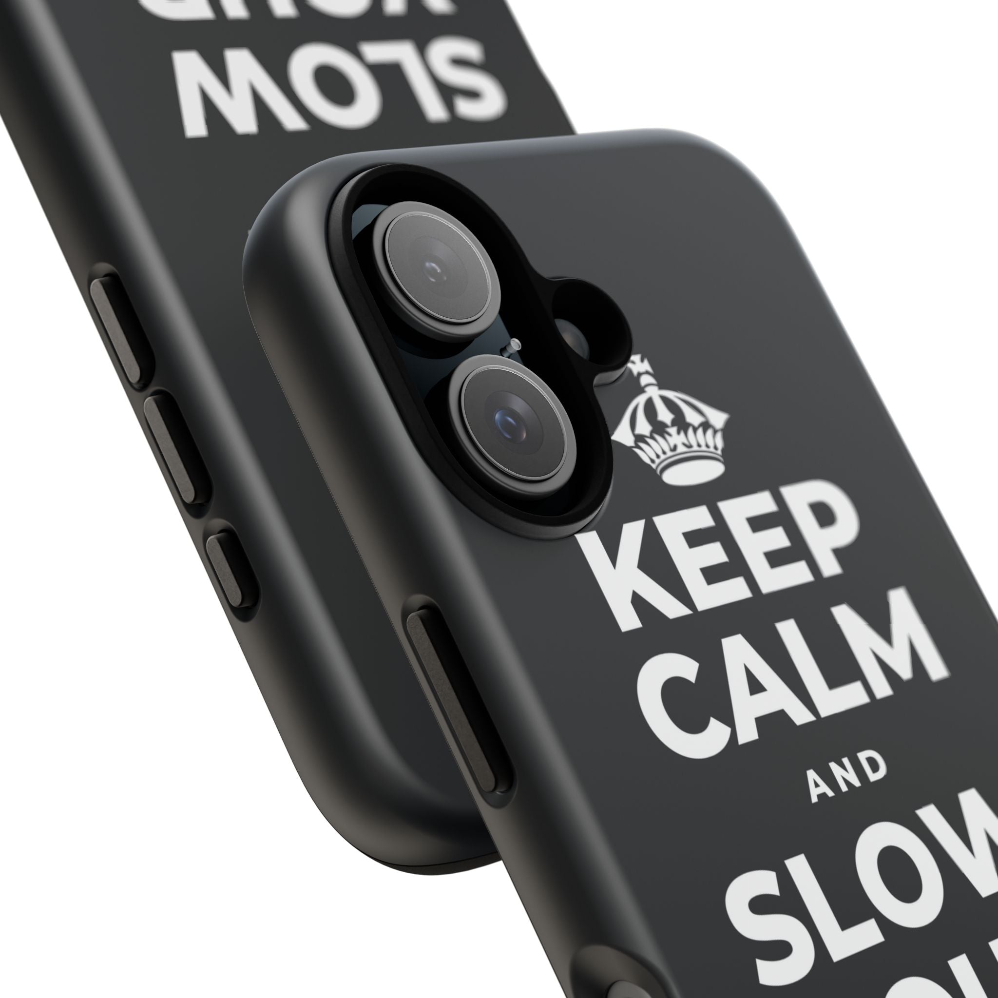 KEEP CALM AND SLOW YOUR SUMMER DAYS Phone Case (Dark)