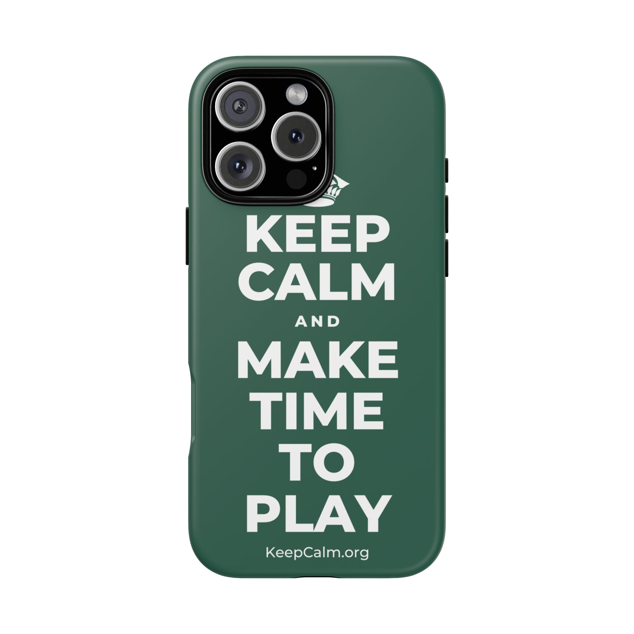 KEEP CALM AND MAKE TIME TO PLAY Phone Case