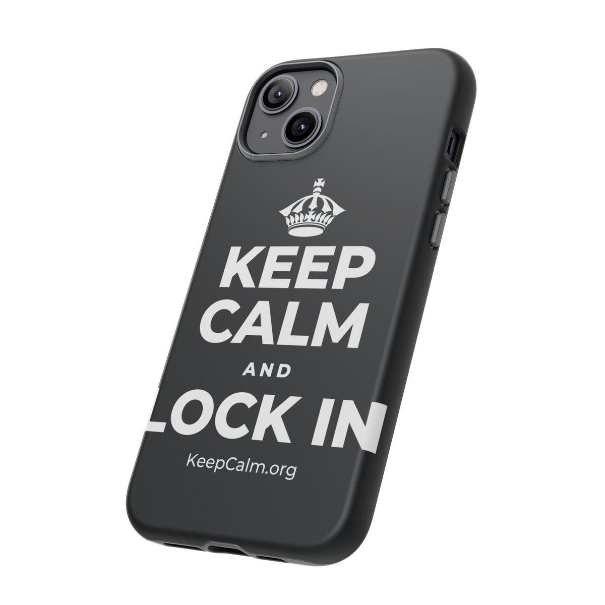 KEEP CALM AND LOCK IN Phone Case (Dark)