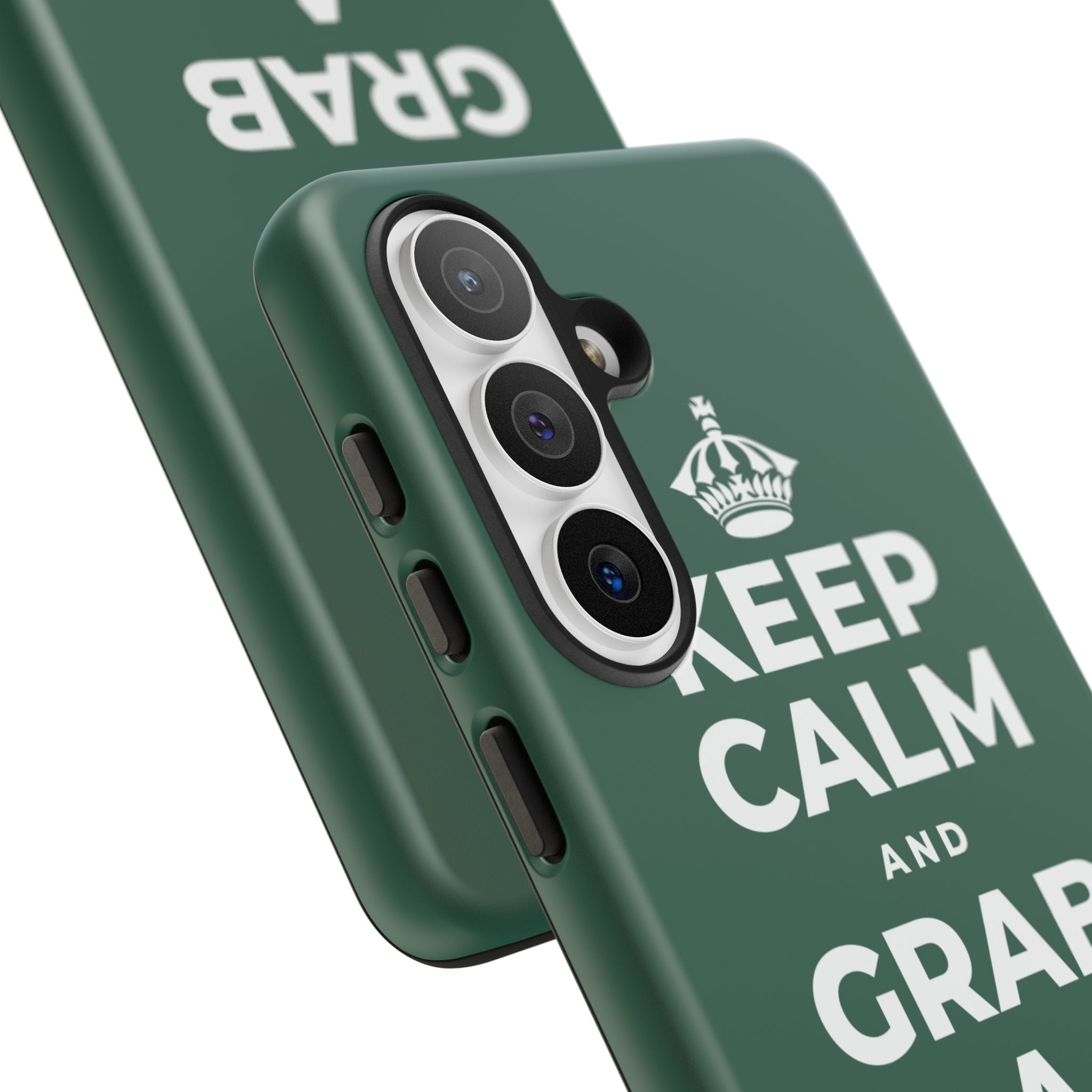 KEEP CALM AND GRAB A WARM DRINK Phone Case