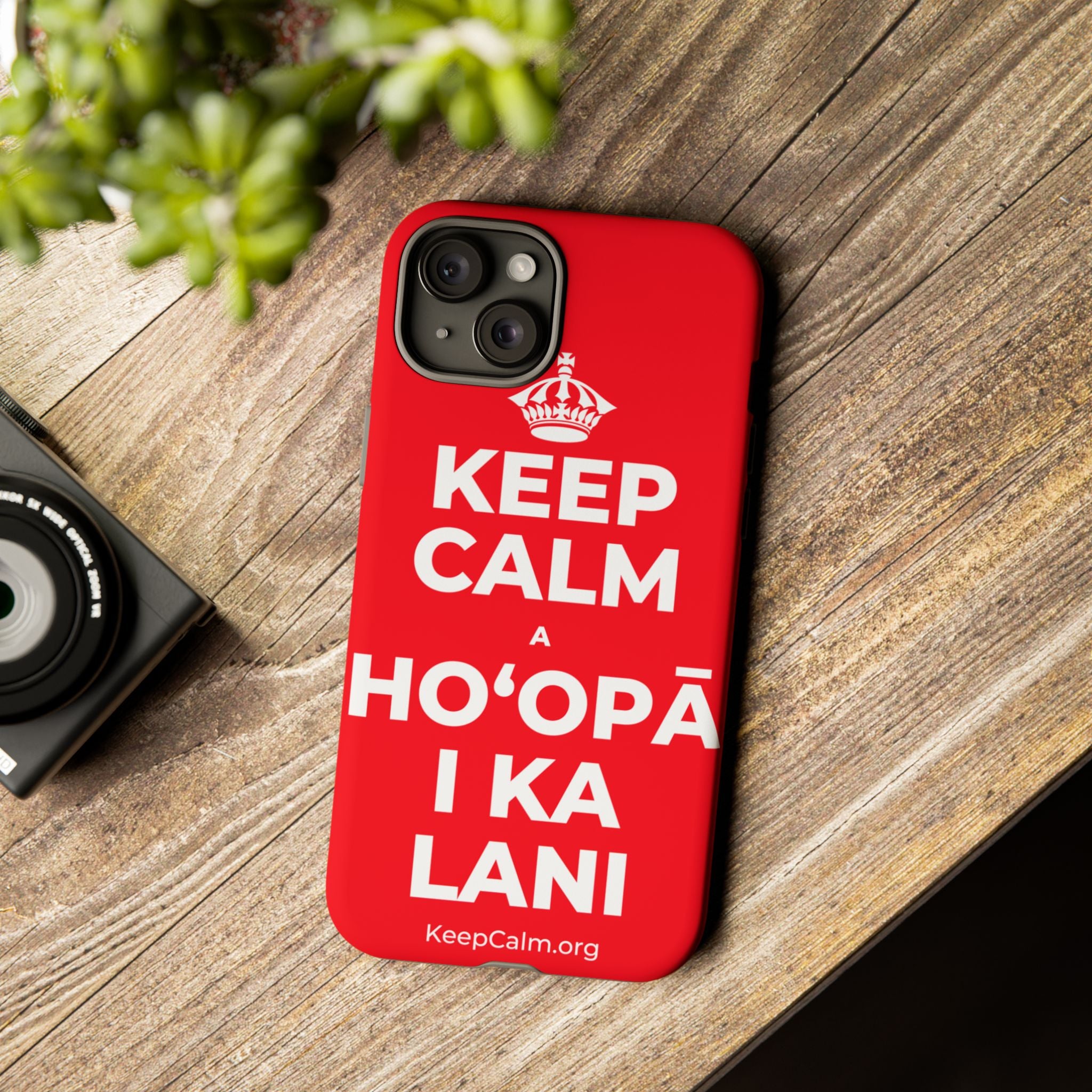 KEEP CALM A HOʻOPĀ I KA LANI Phone Case