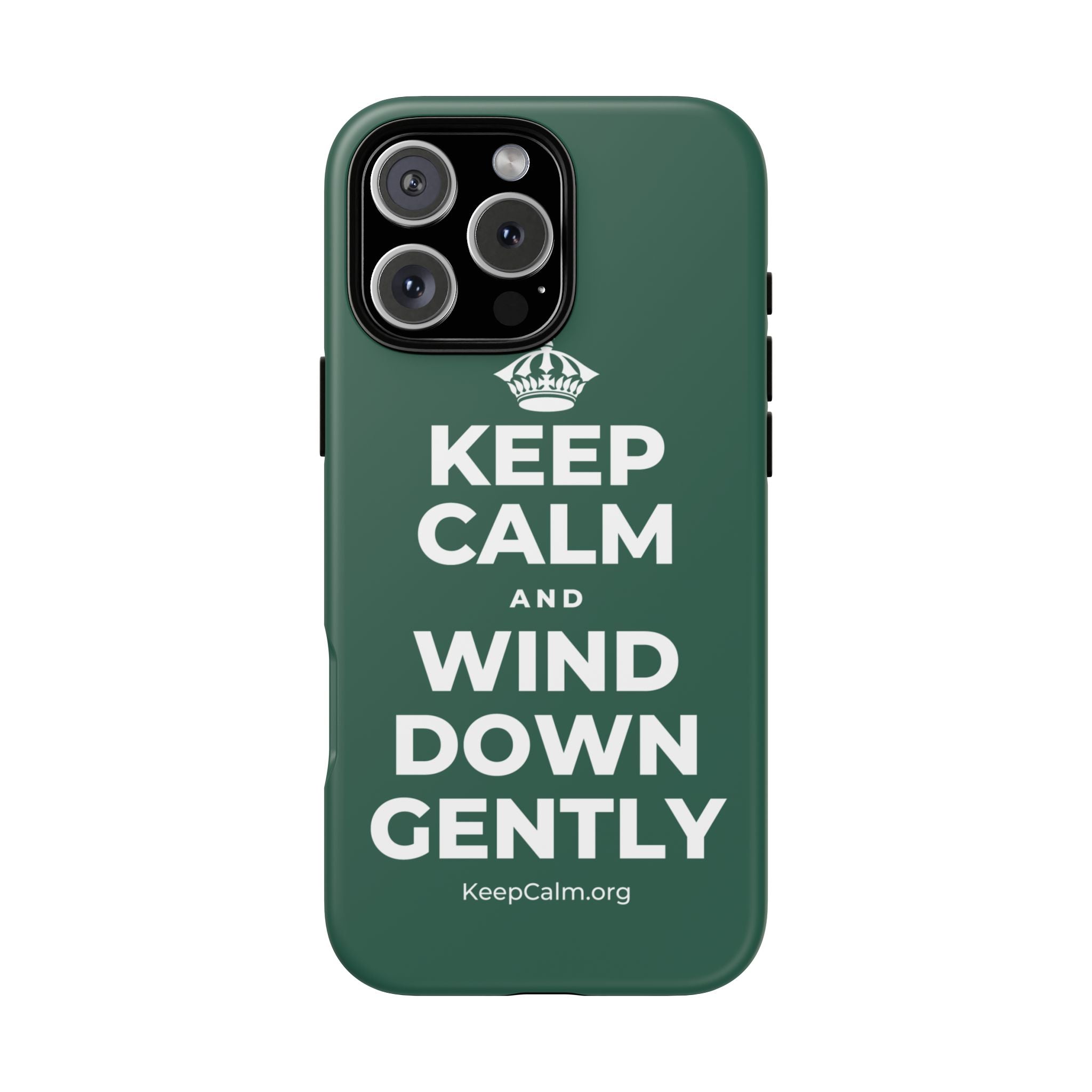 KEEP CALM AND WIND DOWN GENTLY Phone Case
