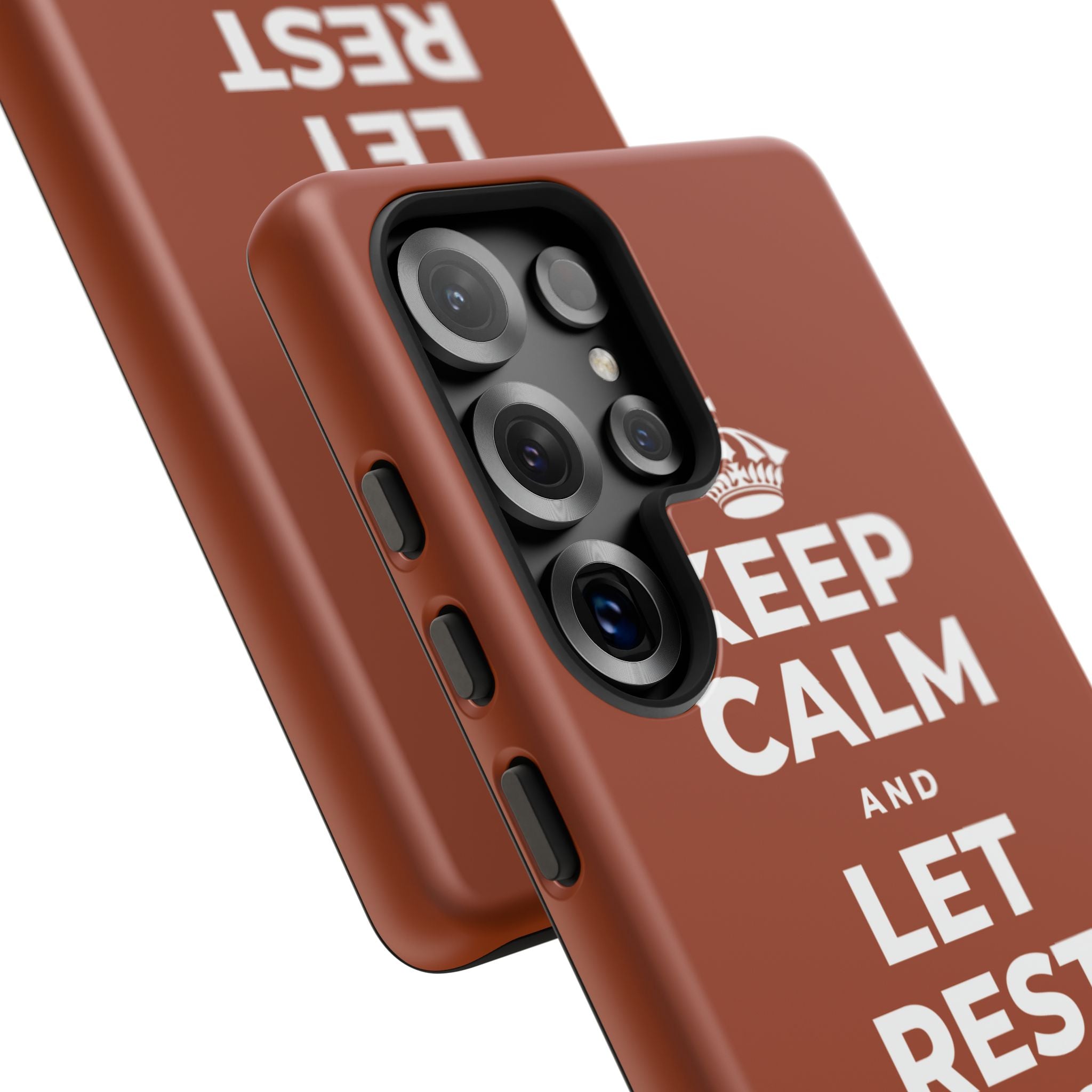 KEEP CALM AND LET REST DO ITS WORK Phone Case