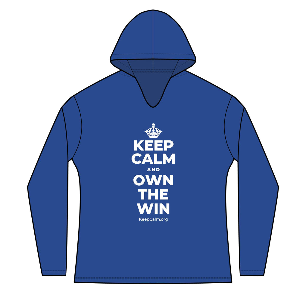 KEEP CALM AND OWN THE WIN Women's Long Sleeve Hoodie