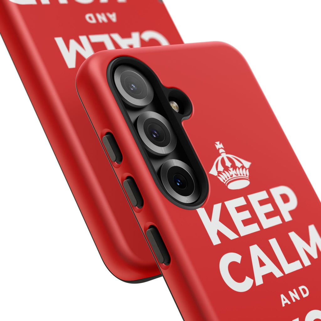 KEEP CALM AND 📞 YOUR MOM Phone Case