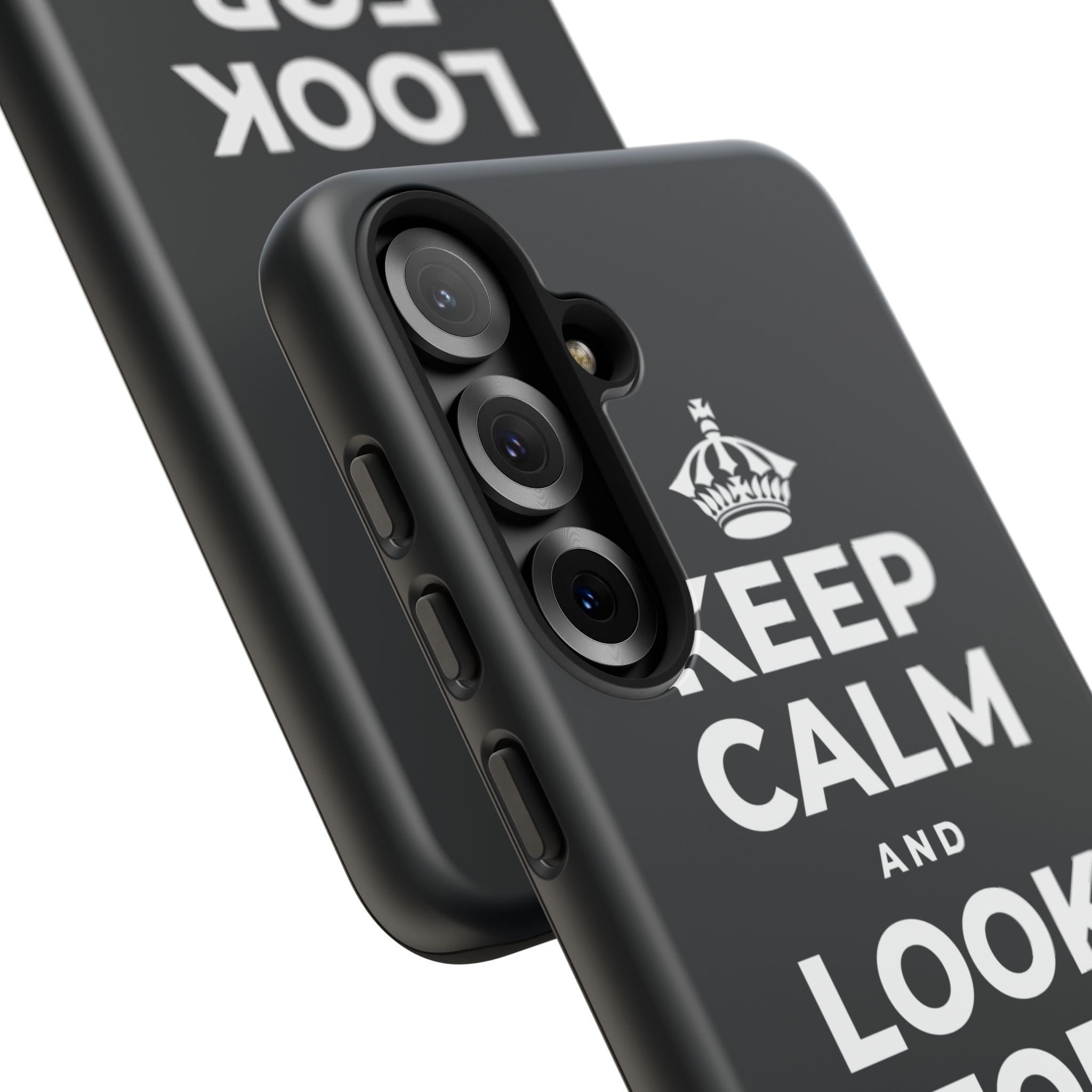 KEEP CALM AND LOOK FOR THE LIGHT Phone Case (Dark)